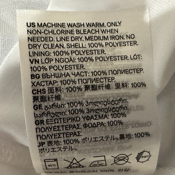 H&M blue Chiffon Ombre pattern dress NWT size 16/18 - Picture 10 of 10